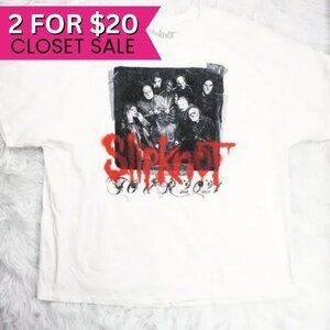 NWOT Slipknot Tour 2021 Unisex Licensed Band‎ T Shirt Merch Crew Neck Tee XXXL